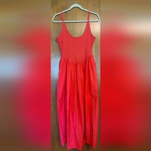 FP Small Dylan Pink Open Back Dress